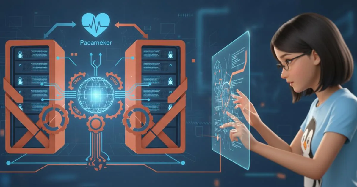 Налаштувати високодоступний NFS‑кластер на Debian з DRBD і Pacemaker: реплікація, автоматичне переключення і тест відновлення