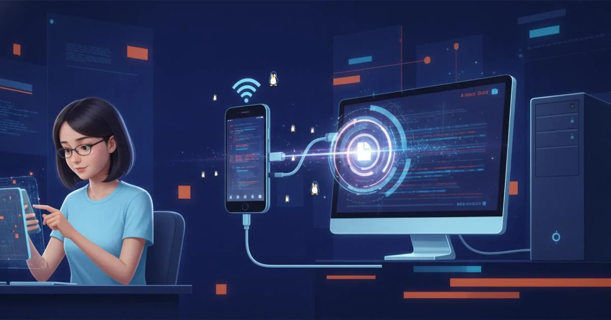 Як підключити iPhone до Linux для передачі файлів (USB і Wi‑Fi)