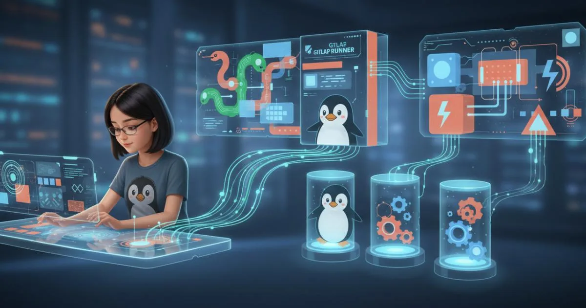 GitLab Runner у Docker на Linux: автоматична збірка й тести для Python та Node.js