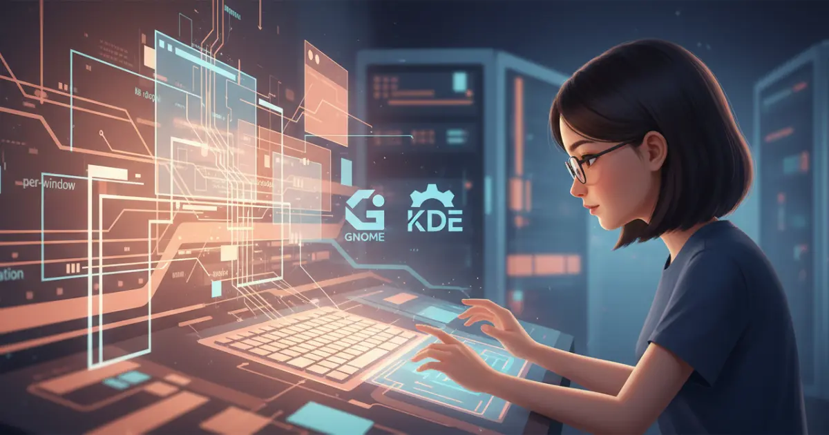 Автоматичне перемикання розкладок у GNOME та KDE: per-window і per-application