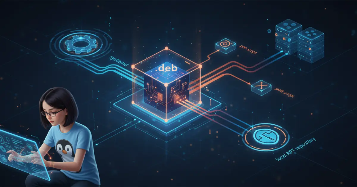 Створення .deb-пакета для служби systemd: збірка, pre/post-скрипти, підпис і локальний APT-репозиторій