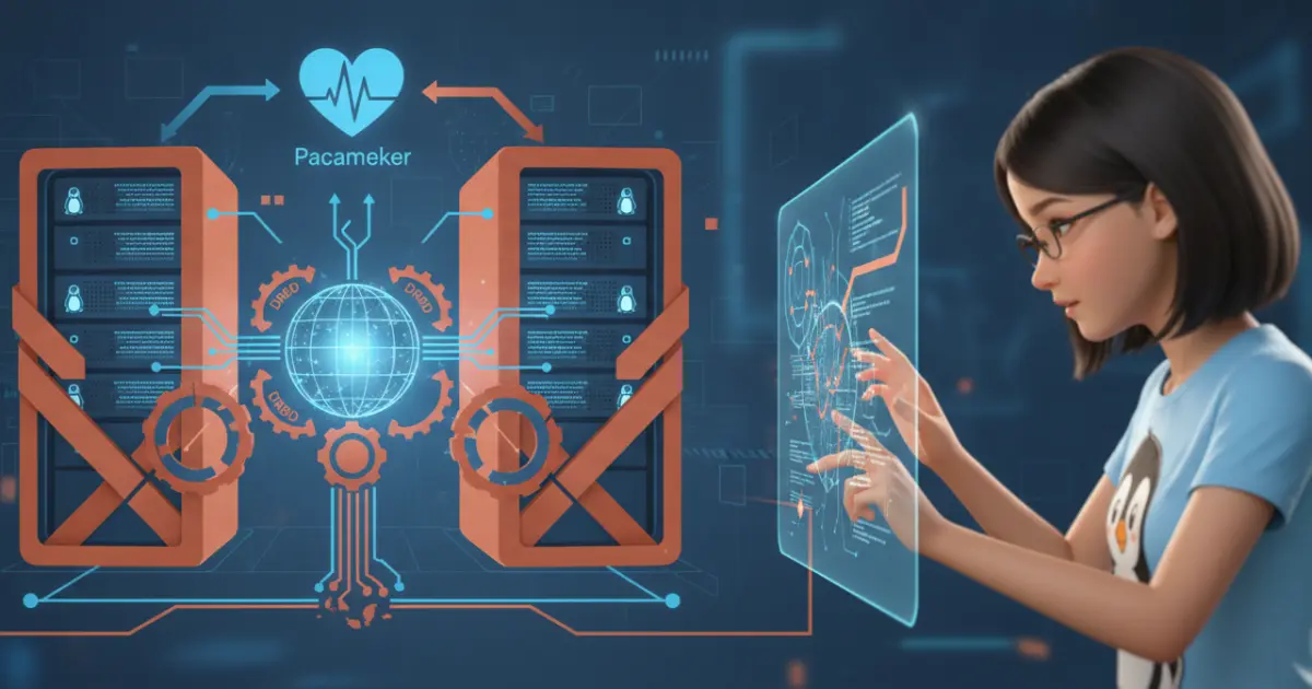 Налаштувати високодоступний NFS‑кластер на Debian з DRBD і Pacemaker: реплікація, автоматичне переключення і тест відновлення